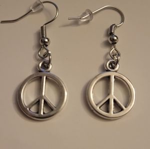 Peace Sign Earrings